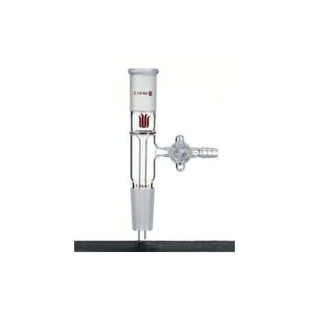 Synthware ADAPTER, VACUUM, 14/20, 2mm GLASS STOPCOCK. A741420G